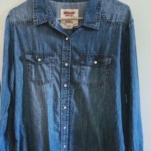 Long Sleeve Denim Shirt